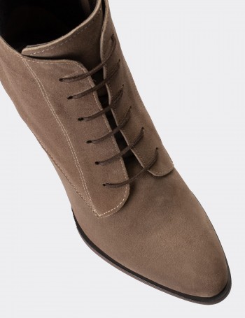 Sandstone Suede Leather Boots - E2250ZVZNC01